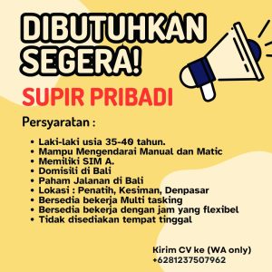 Lowongan Kerja Sebagai Admin Purchasing untuk CV. Fenny di Bali penempatan di Denpasar