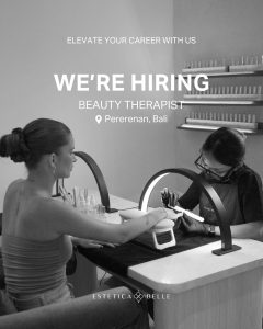 Lowongan Kerja Sebagai Beauty Therapist untuk Estetica Belle Penempatan di Pererenan, Badung
