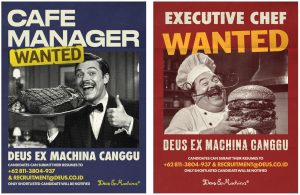 Lowongan Kerja Sebagai Cafe Manager, Executive Chef untuk Deus Ex Machina Penempatan di Canggu, Badung