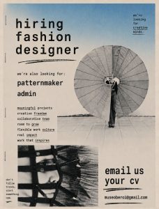 Lowongan Kerja Sebagai Fashion Designer, Garment Admin untuk PT. Muse Garmen Bali Penempatan di Badung