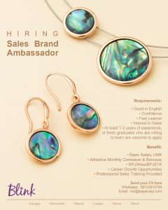 Lowongan Kerja Sebagai Sales Brand Ambassador untuk BLINK Penempatan di Bali