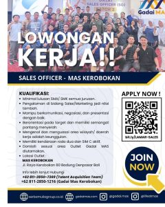 Lowongan Kerja Sebagai Sales untuk Gadai Mas di Bali penempatan di Bali