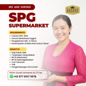 Lowongan Kerja Sebagai SPG untuk AAGNEY Penempatan di Bali