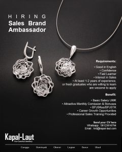 Lowongan Kerja Sebagai Sales Brand Ambassador untuk Kapal Laut Penempatan di Bali
