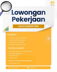 Lowongan Kerja Sebagai Sales Marketing untuk PT Modern Jaya Abadi penempatan di Denpasar